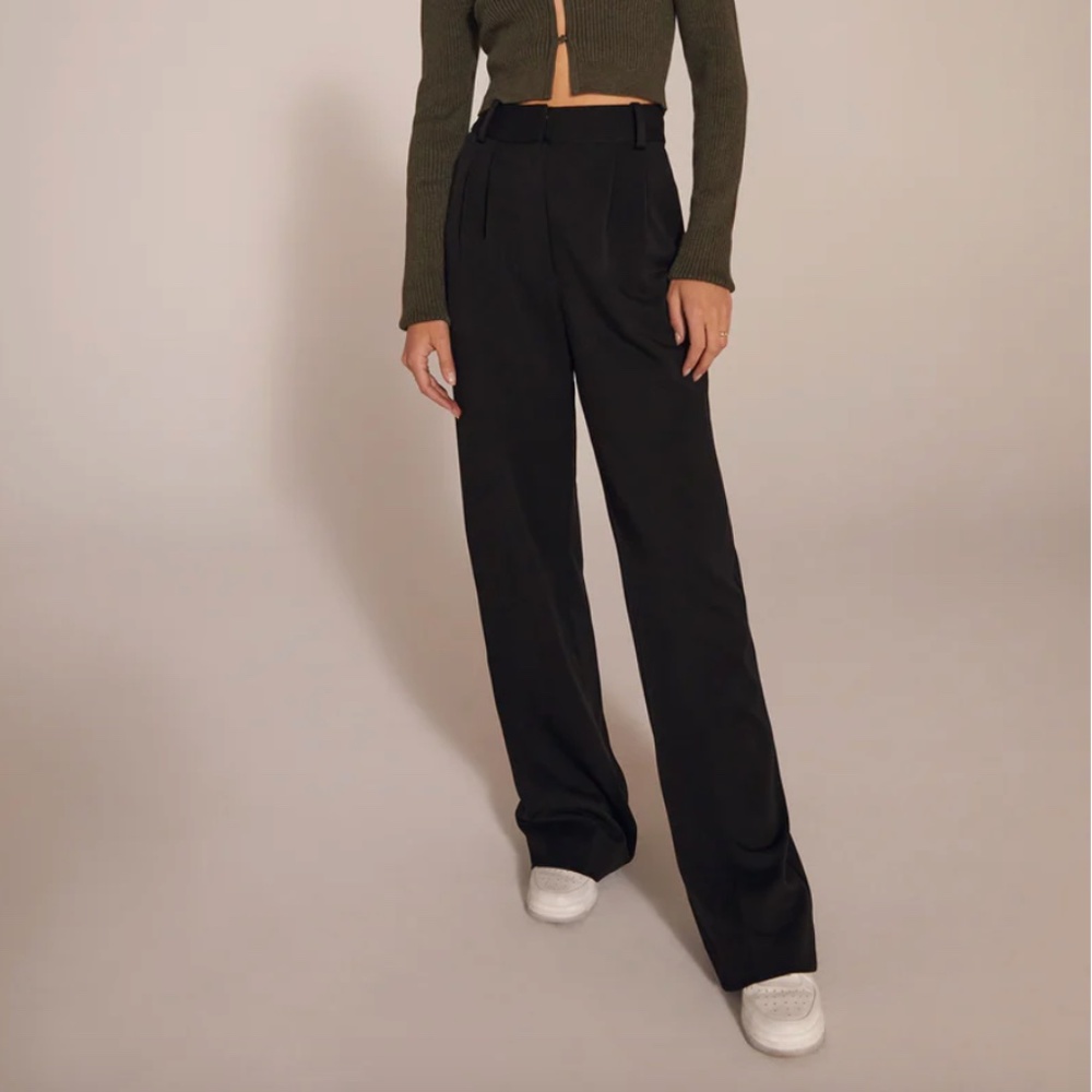 Favorite Daughter The Favorite Pant black pleated trousers size 6